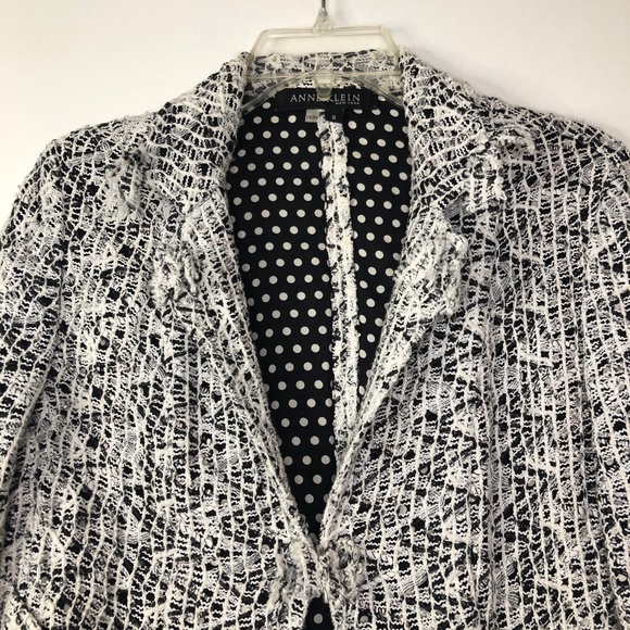 Anne Klein New York Knit Blazer - Sz 8 - Picture 3 of 10
